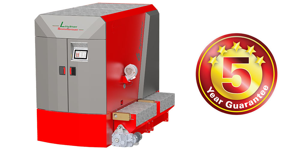 5 year guarantee with your biomass boiler